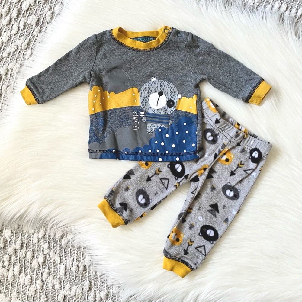 (⛄️3/$30) Bear 2 piece baby outfit